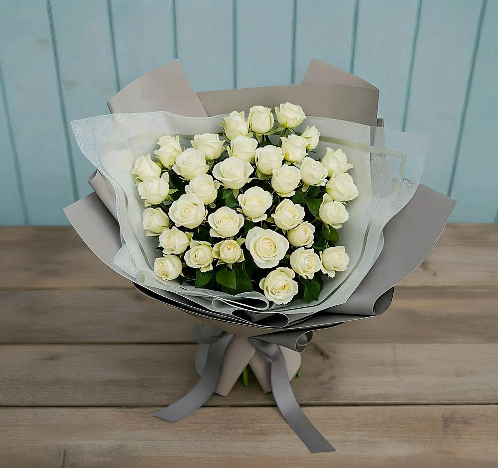 Букет Белоснежная нежность в Мариинском Посаде