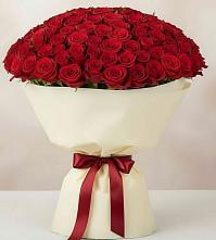 Букет 101 Красная роза Милано в Мариинском Посаде