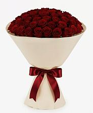 Букет 101 Бордовая роза Блэк Бакарра в Мариинском Посаде