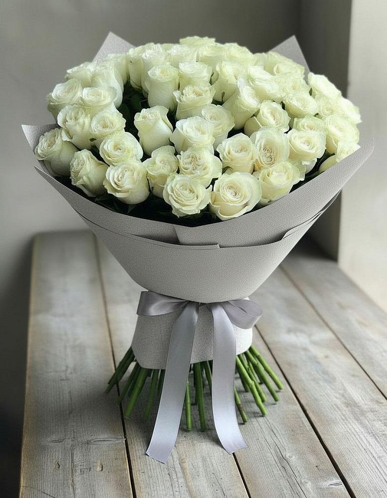 Букет 35 Белых роз в Мариинском Посаде