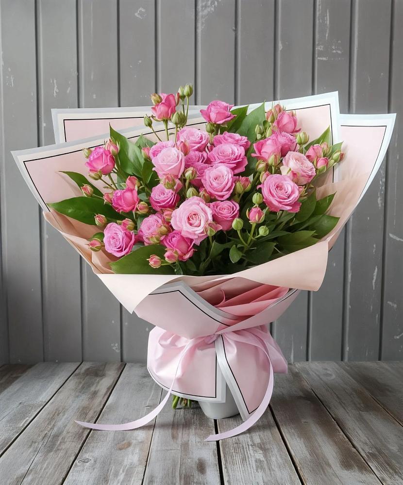 Букет Розовый кустик в Мариинском Посаде