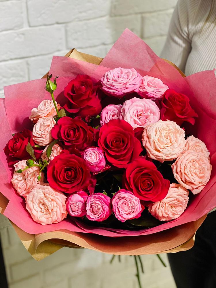 Букет цветов из: Розы в Мариинском Посаде