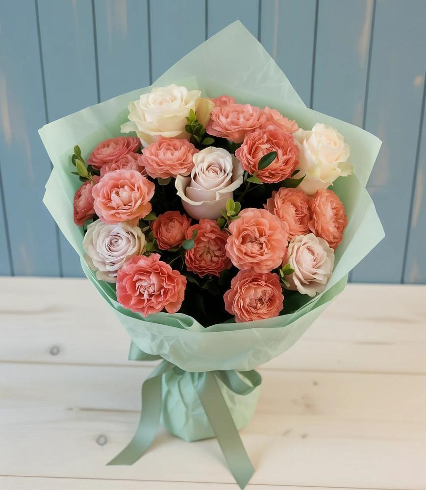 Букет цветов из: Розы в Мариинском Посаде