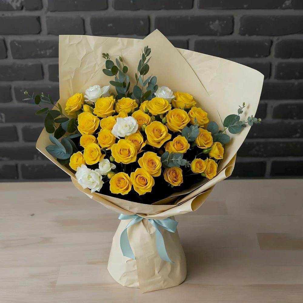 Букет цветов из: Розы в Мариинском Посаде