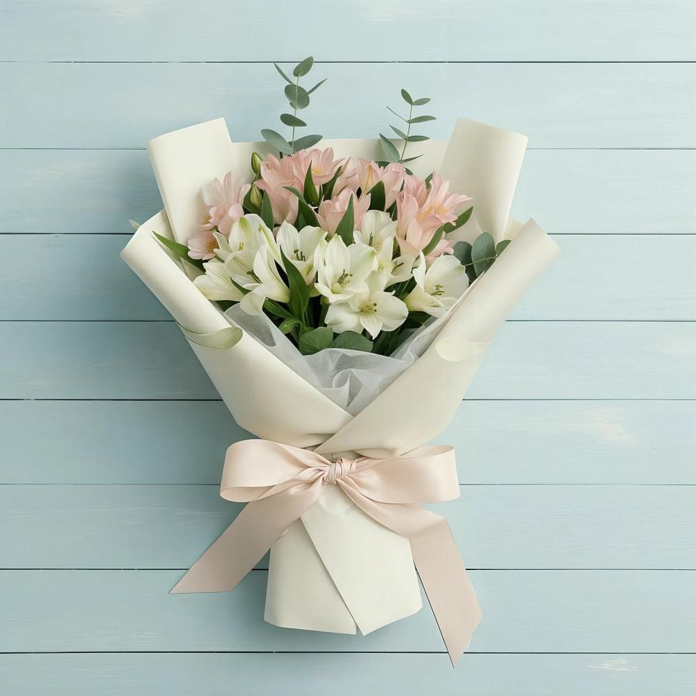 Букет цветов из: Альстромерии в Мариинском Посаде