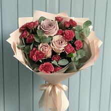 Букет цветов из:  Гвоздики и Розы #REPLACE_PRED# Мариинском Посаде