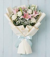Букет цветов из:  Лилии в Мариинском Посаде