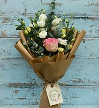 Букет цветов из:  Розы и Лизиантусы #REPLACE_PRED# Мариинском Посаде